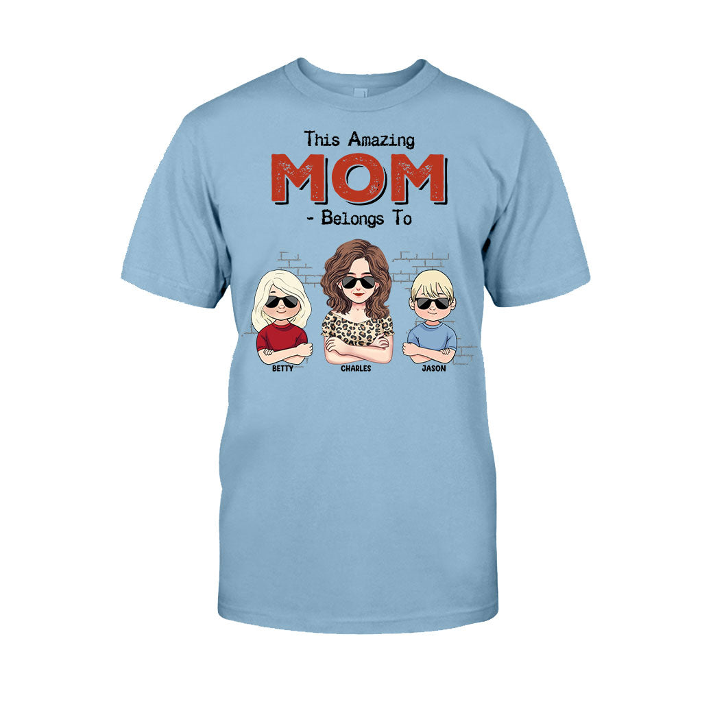 Ce papa extraordinaire appartient à - Cadeau pour papa, grand-père - T-shirt et sweat à capuche personnalisés