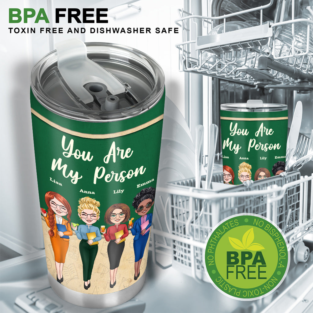 Le travail a fait de nous des collègues - Gobelet personnalisé pour enseignants