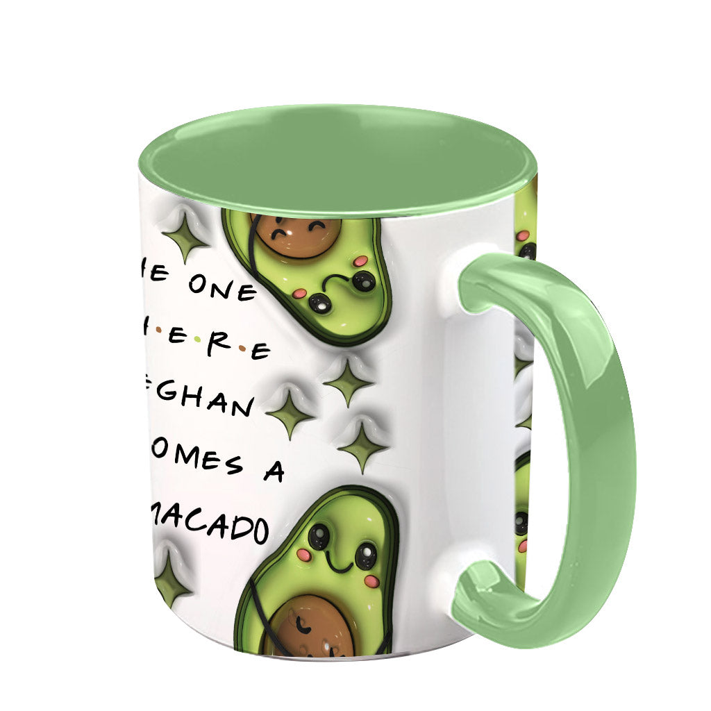 Mamacado - Personalized Pregnancy Accent Mug