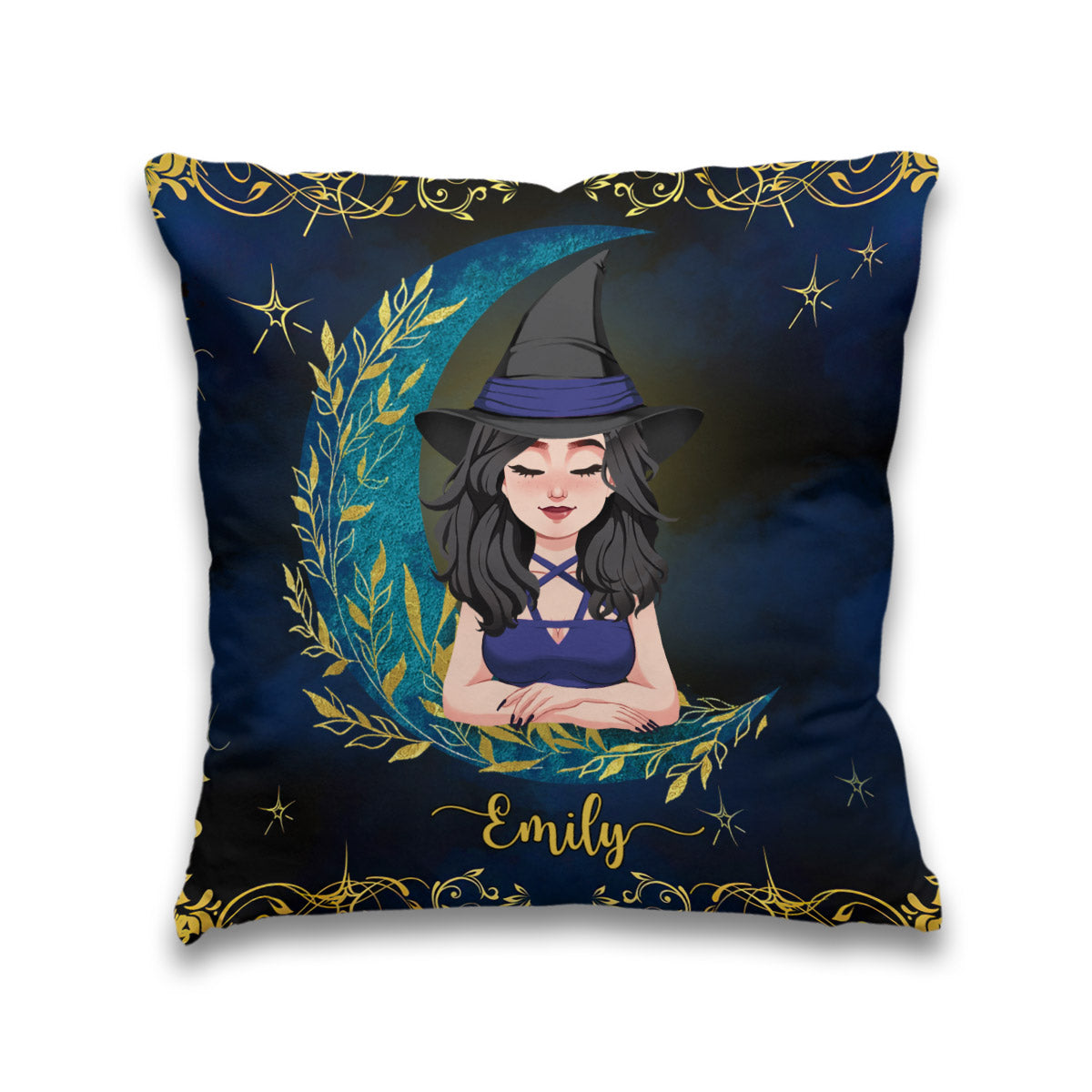 Don't F With My Energy - Personalized Witch Throw Pillow