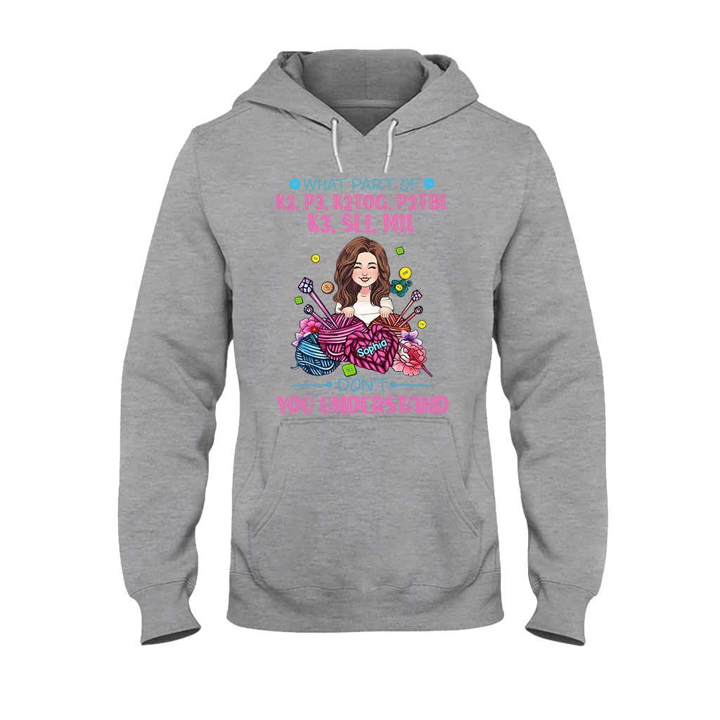 Tu ne comprends pas ? - T-shirt et sweat à capuche tricotés personnalisés