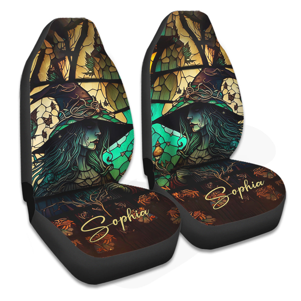 Mysterious Witch - Personalized Witch Seat Covers