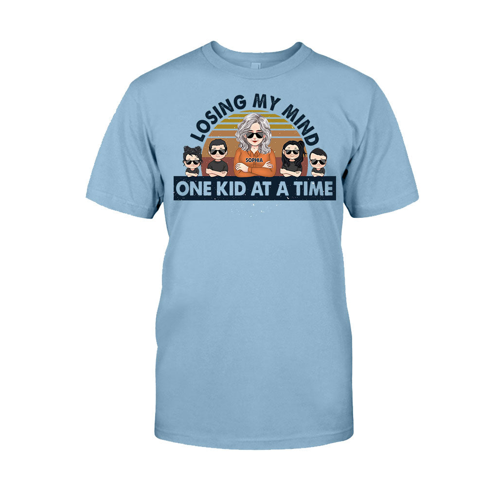 Je perds la tête, un enfant à la fois - Cadeau pour papa - T-shirt et sweat à capuche personnalisés