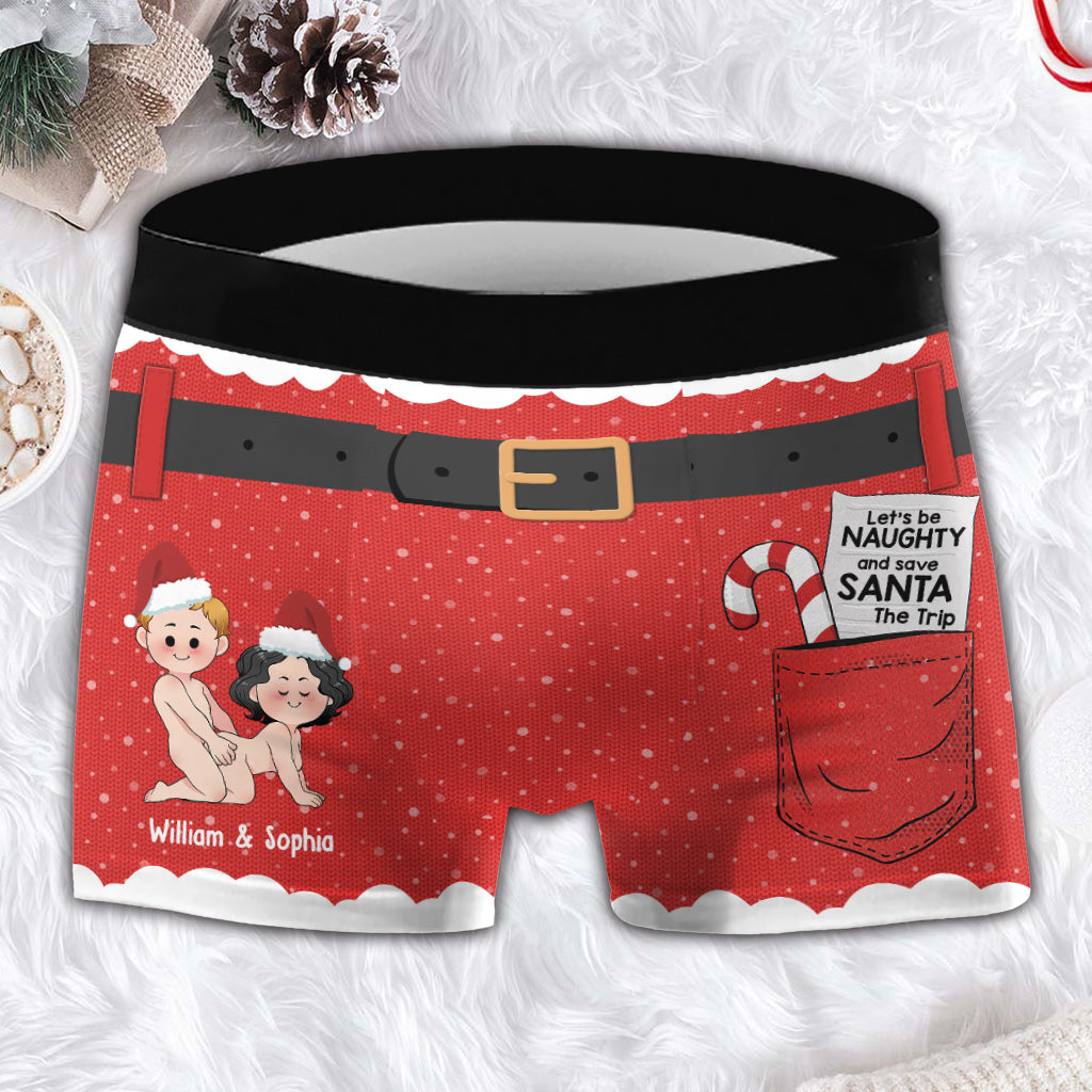 Soyons coquins - Boxers personnalisés pour couples d'hommes