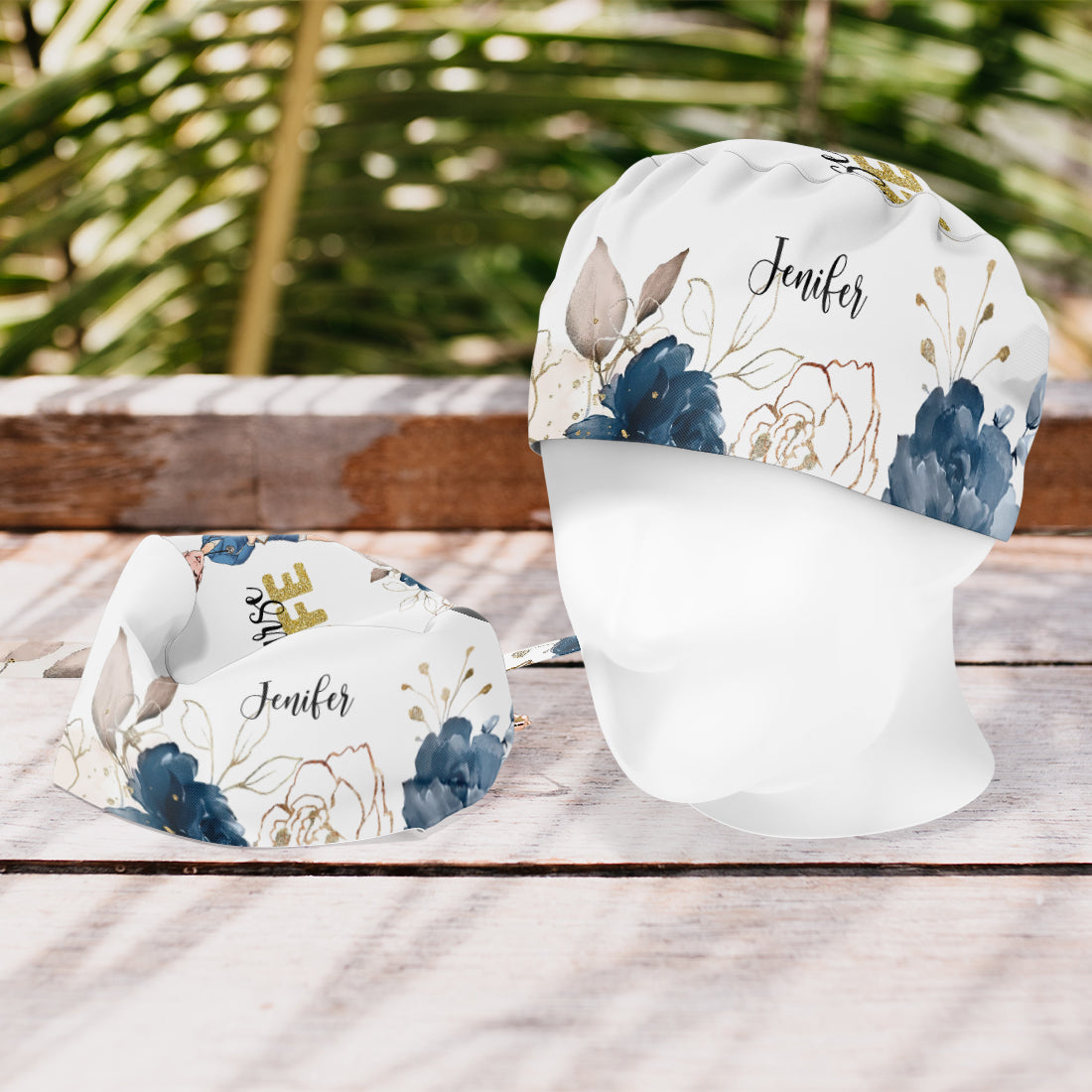 Bonnet de bloc opératoire personnalisé et enregistré