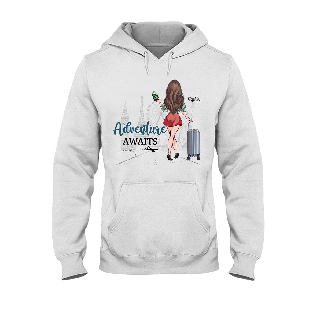 Alors, l'aventure ! – Cadeau de voyage pour maman, fille, petite-fille, épouse, petite amie, amie – T-shirt et sweat à capuche personnalisés