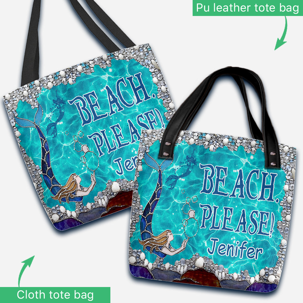 La vie est plus belle à la plage - Sac fourre-tout personnalisé pour les amoureux de la mer