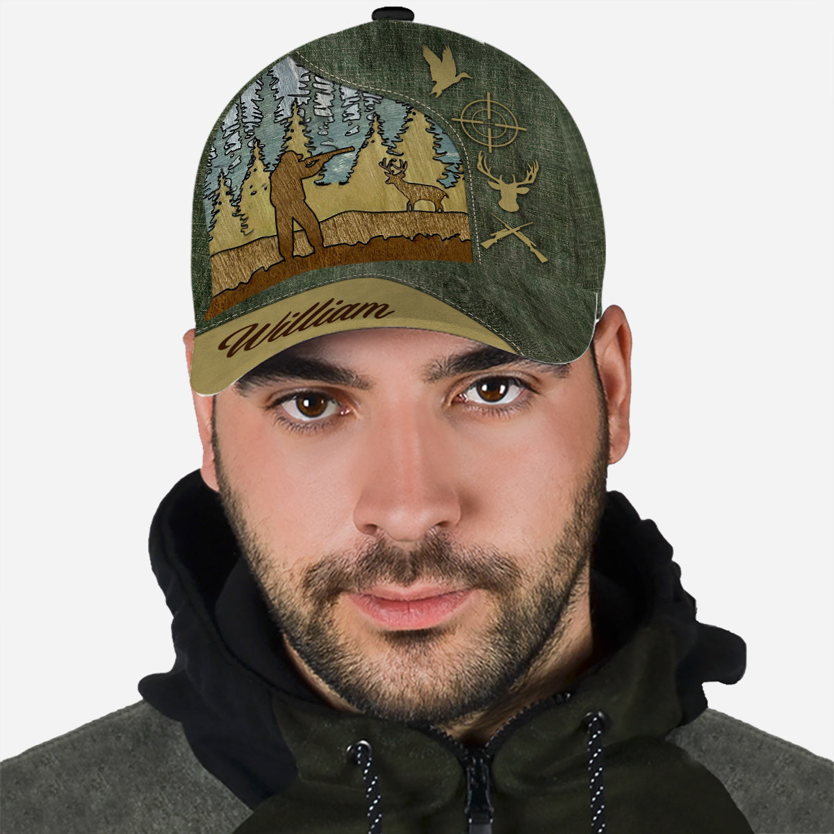 Forest Scenic - Casquette de chasse classique personnalisée