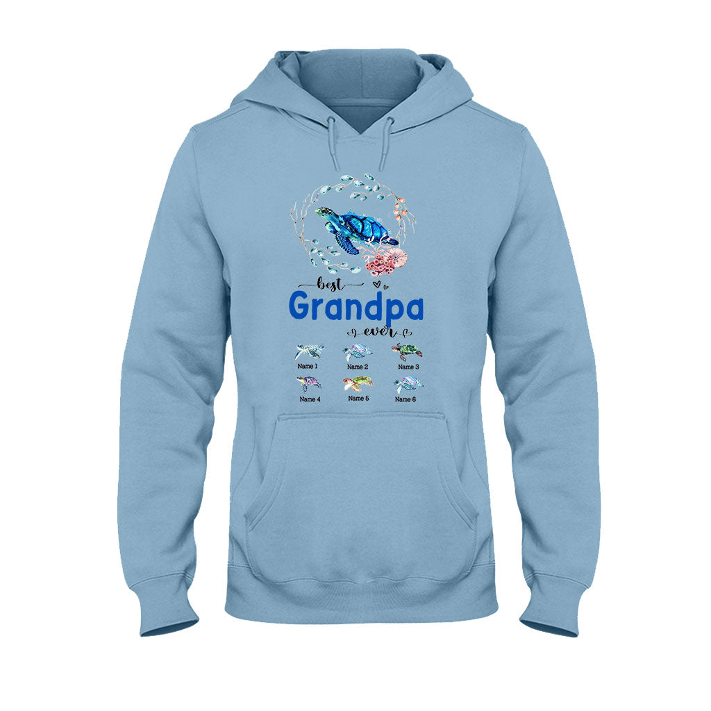 Best Nana Ever - Turtle gift for grandma, grandpa, mom, dad, uncle, aunt - Personalized T-shirt And Hoodie