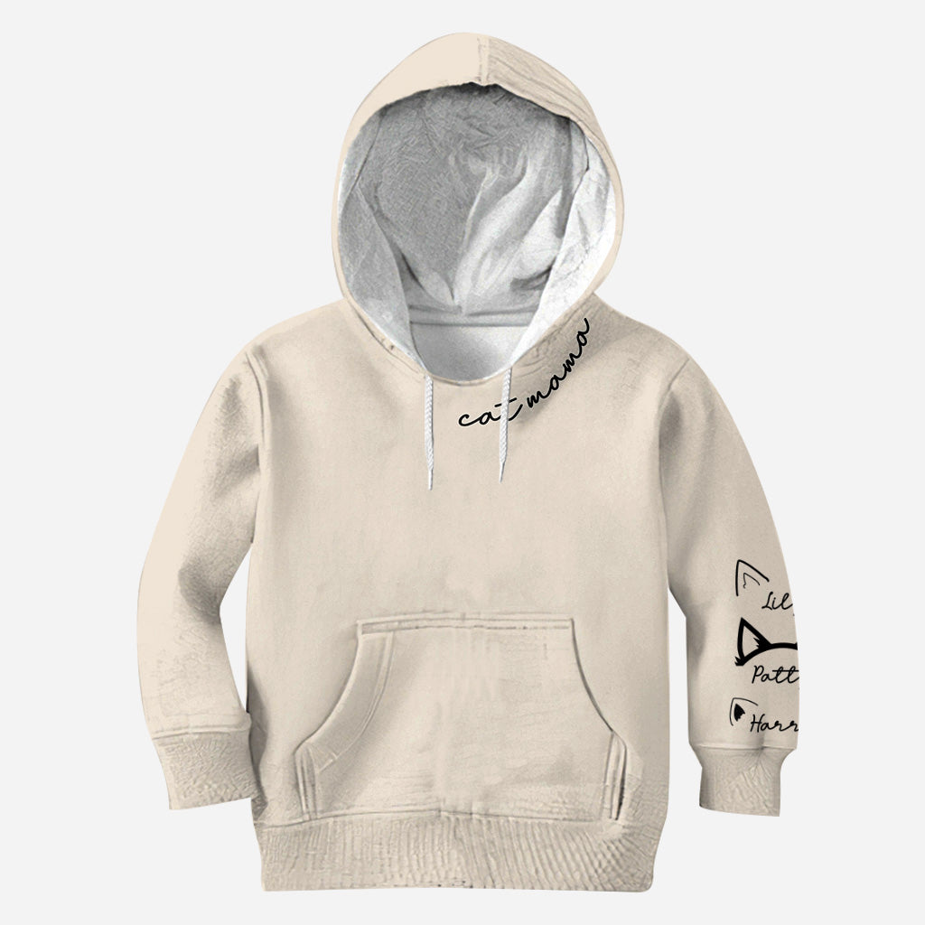 Maman Chat - T-shirt personnalisé avec motif chat