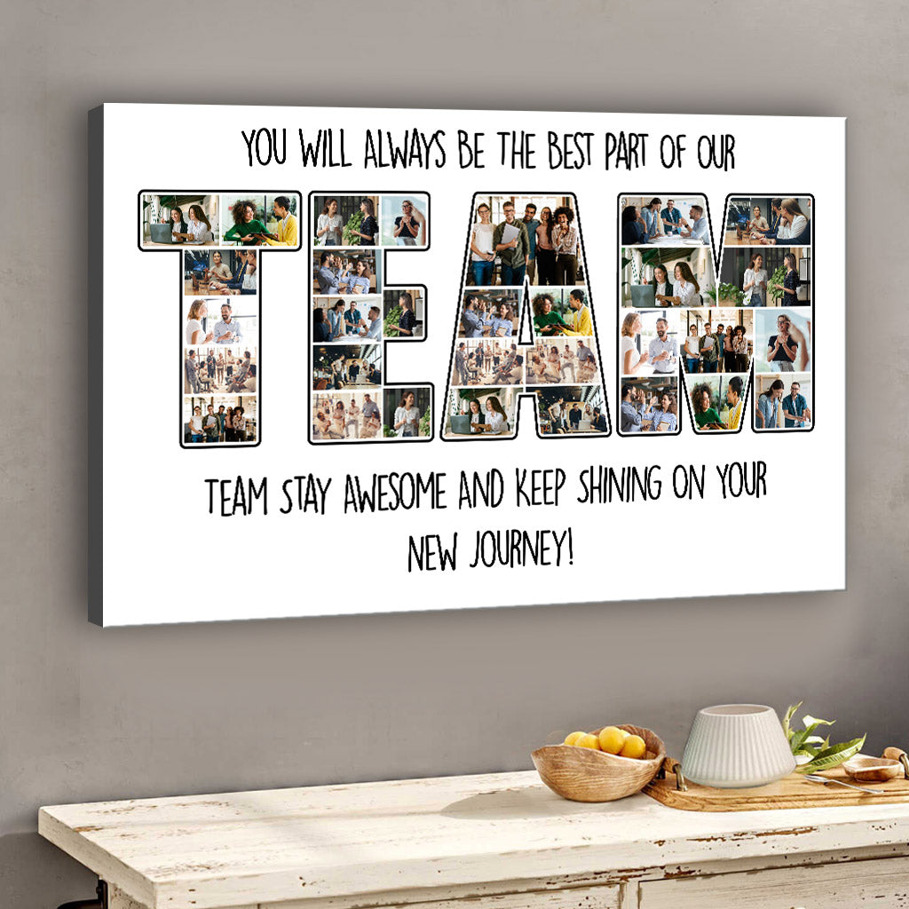 Le meilleur élément de notre équipe - Toile et affiche personnalisées pour vos collègues