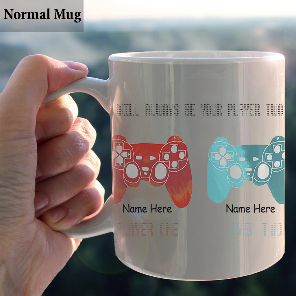 Je serai toujours ton joueur 2 - Mug de jeu vidéo personnalisé