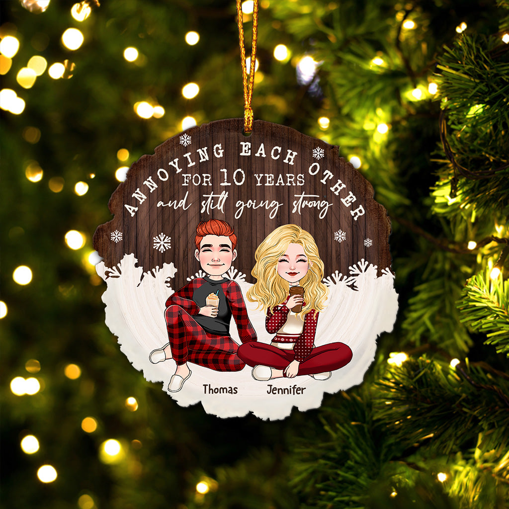 Annoying Each Other - Personalized Couple Ornament