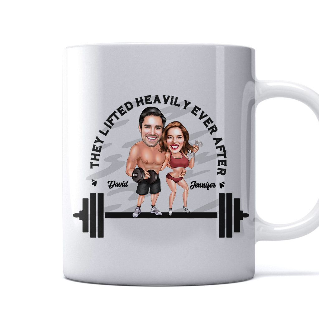 Ils soulevèrent des poids lourds pour toujours - Mug de fitness personnalisé