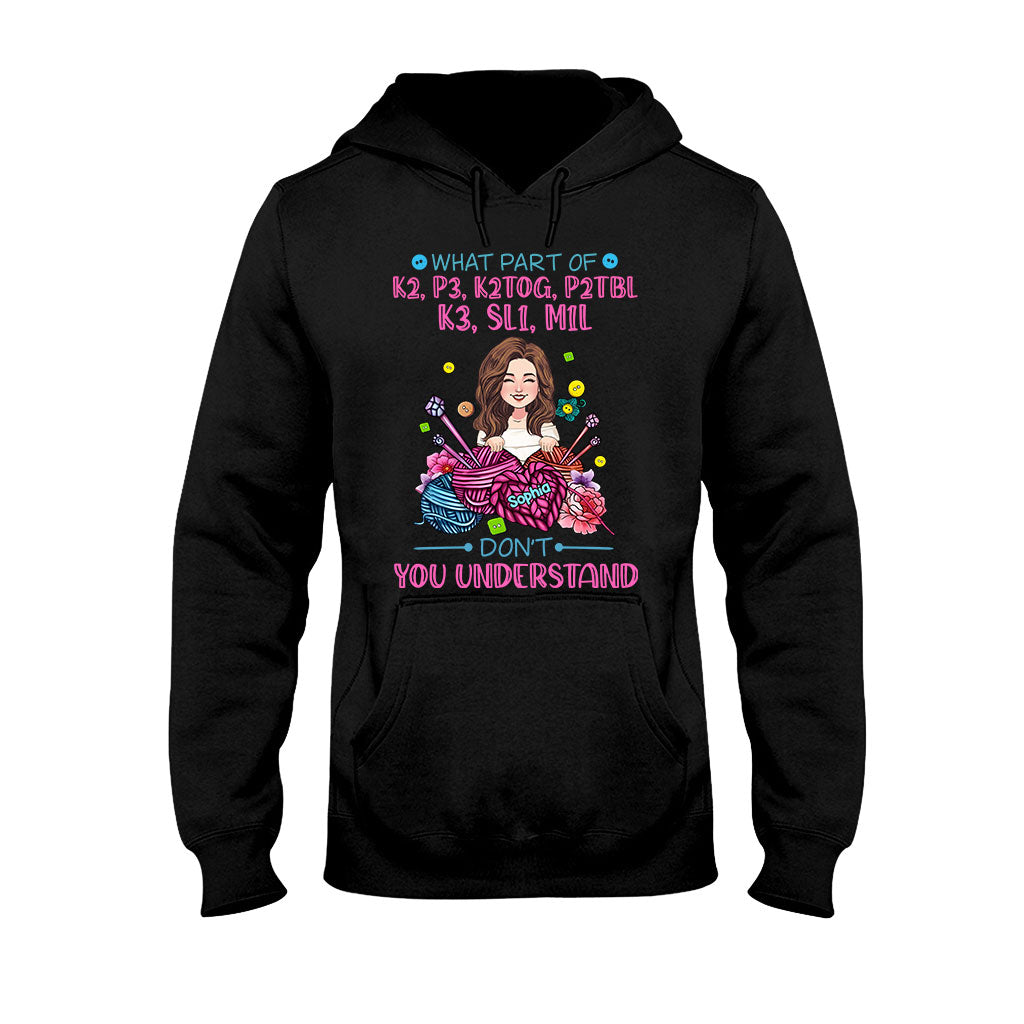 Tu ne comprends pas ? - T-shirt et sweat à capuche tricotés personnalisés