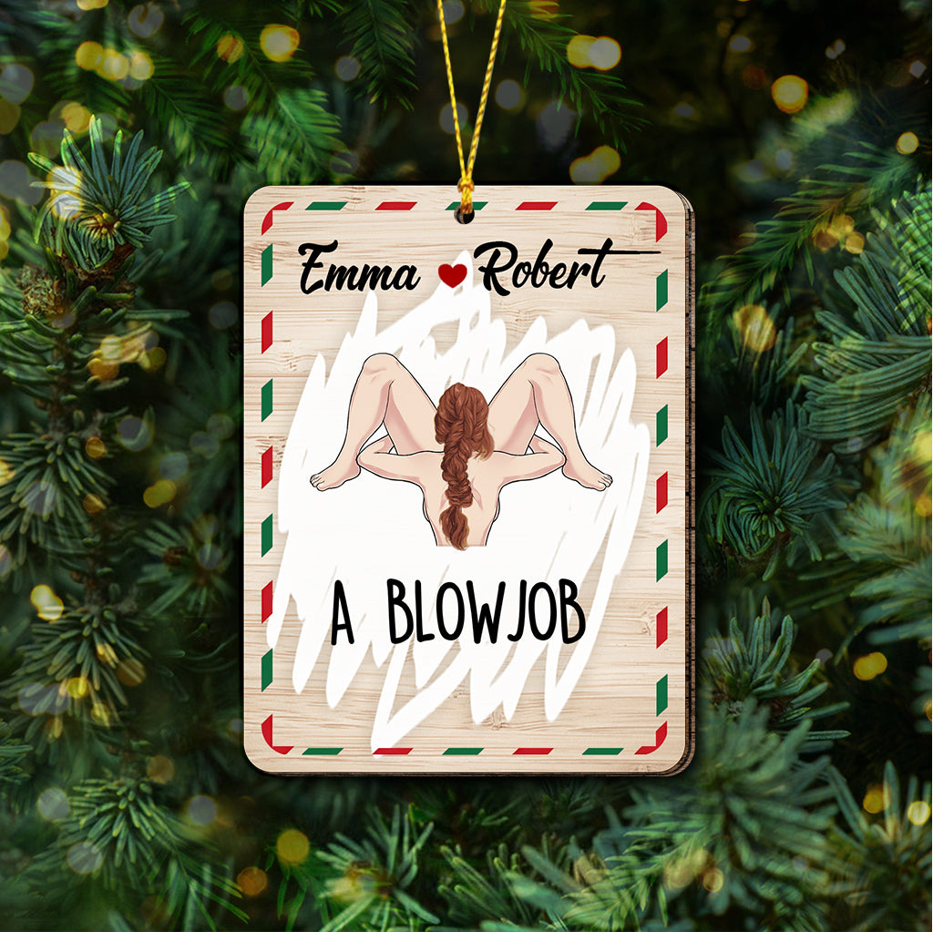 Ornement personnalisé pour couple à gratter pour révéler