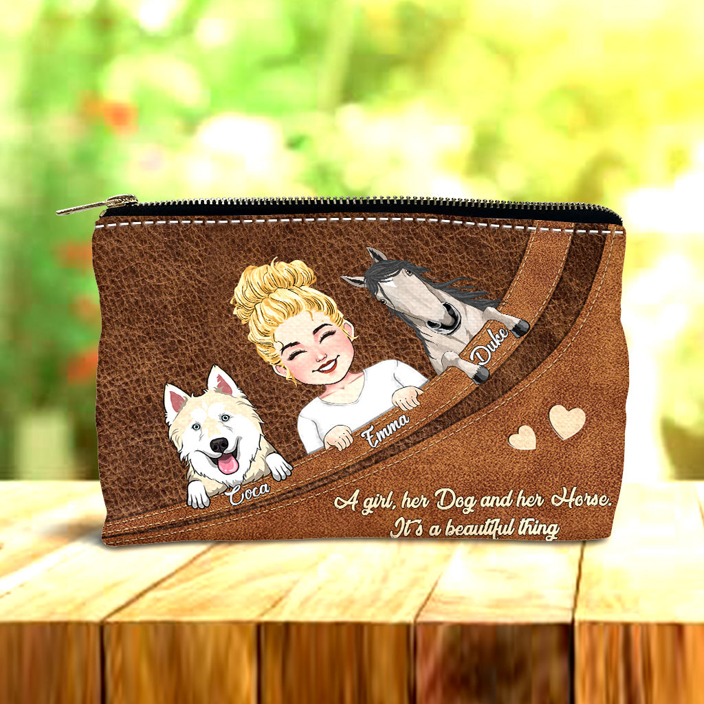 Quelle belle chose ! - Cadeau pour amoureux des chiens et des chats - Pochette personnalisée