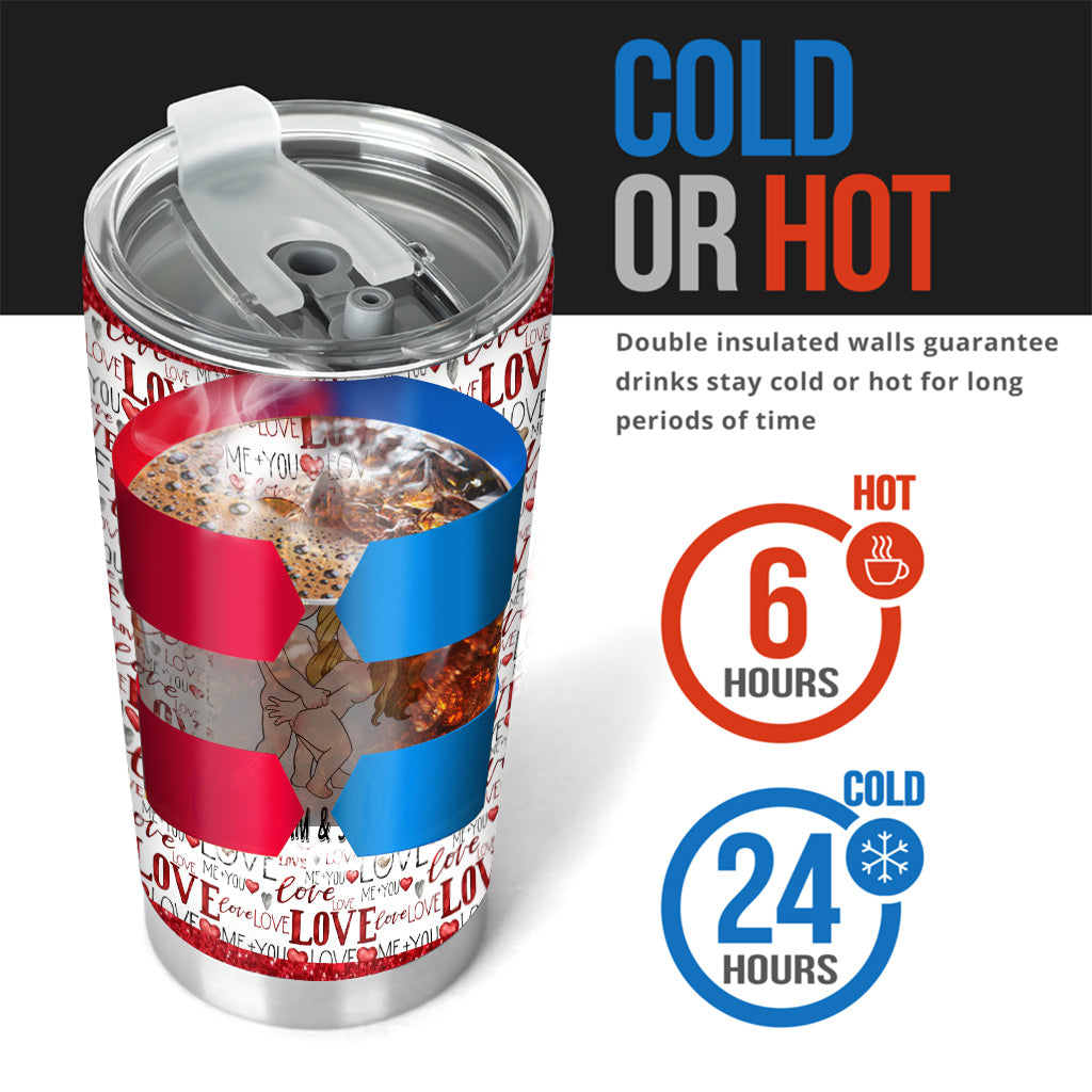 Mon derrière serait si seul sans toi - cadeau pour mari, femme, petit ami, petite amie - Gobelet personnalisé