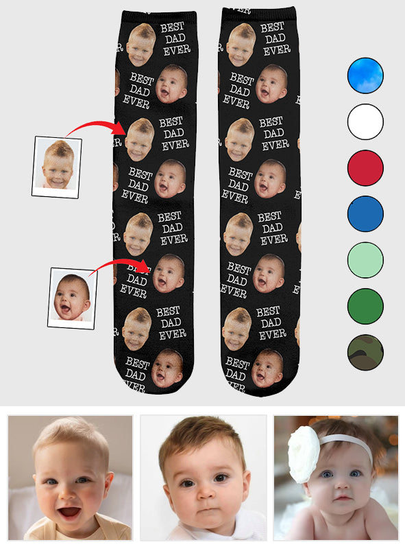 Chaussettes personnalisées pour papa