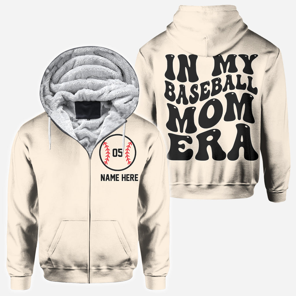 T-shirt personnalisé « À l'époque de ma maman de joueur de baseball »