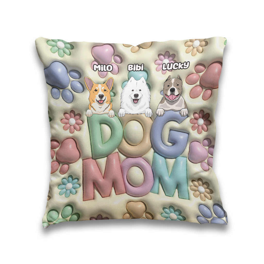 Maman de chien - Coussin décoratif personnalisé pour chien