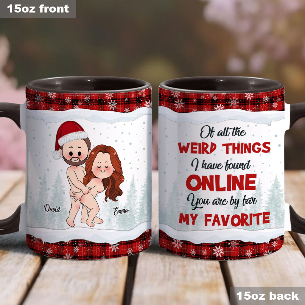 De toutes les choses étranges - Mug personnalisé pour couple