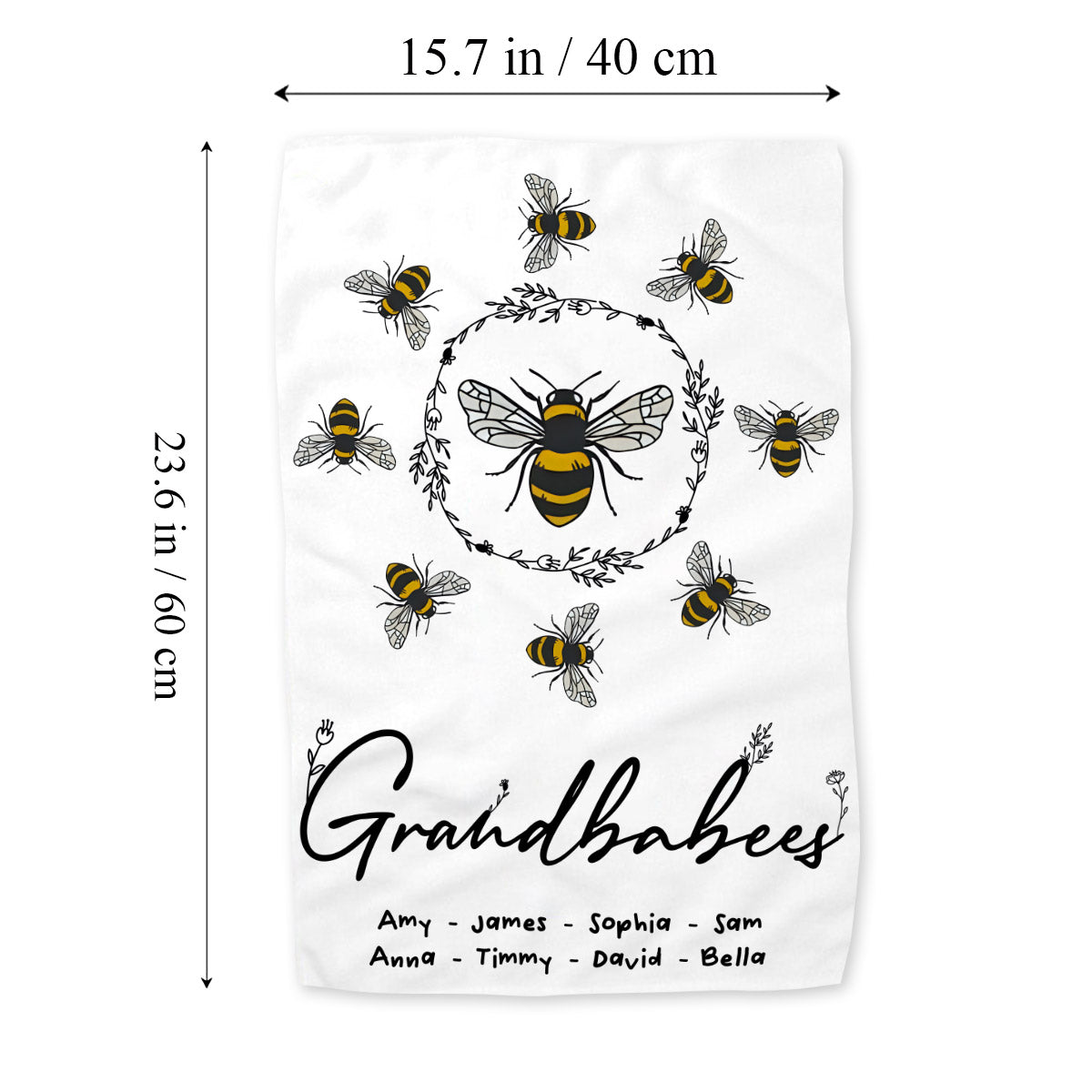 Grandbabees - Personalized Grandma Towel