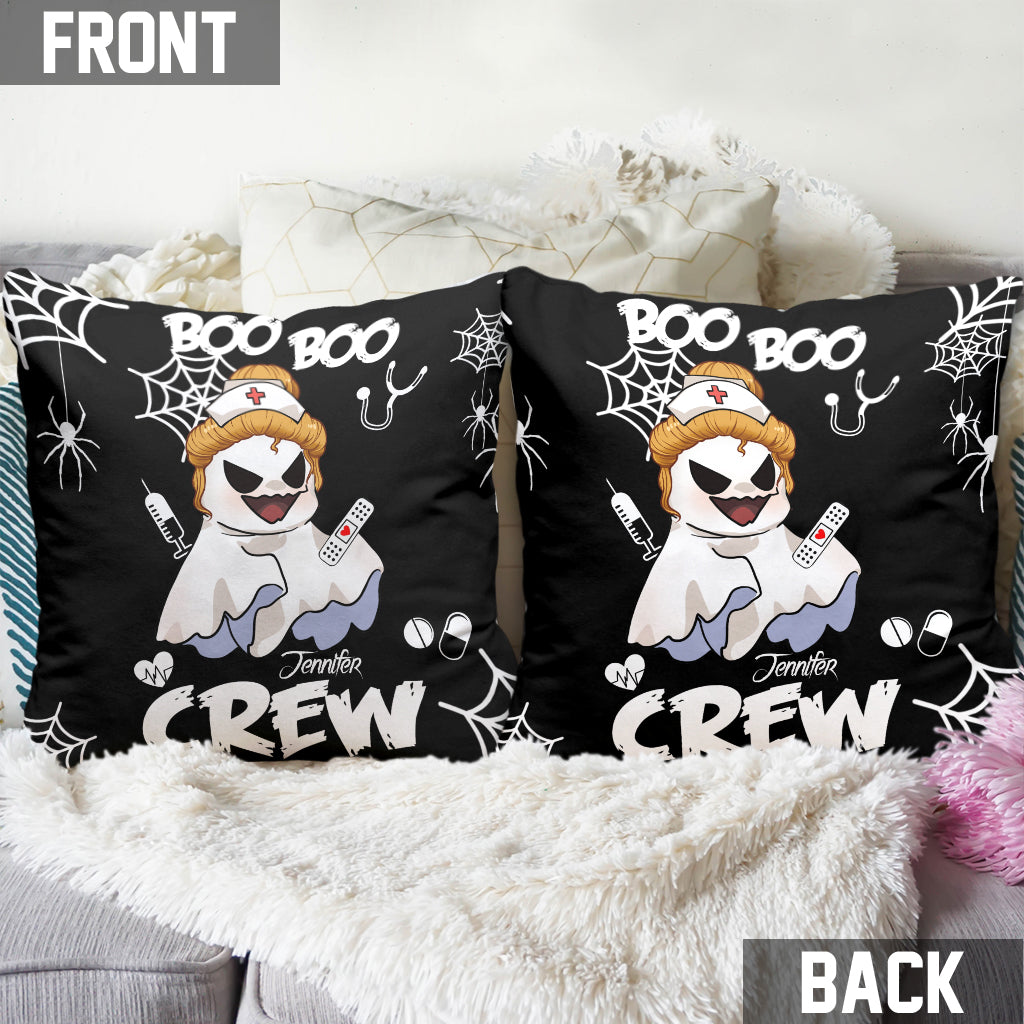 Coussin décoratif personnalisé Boo Boo Crew - Infirmière