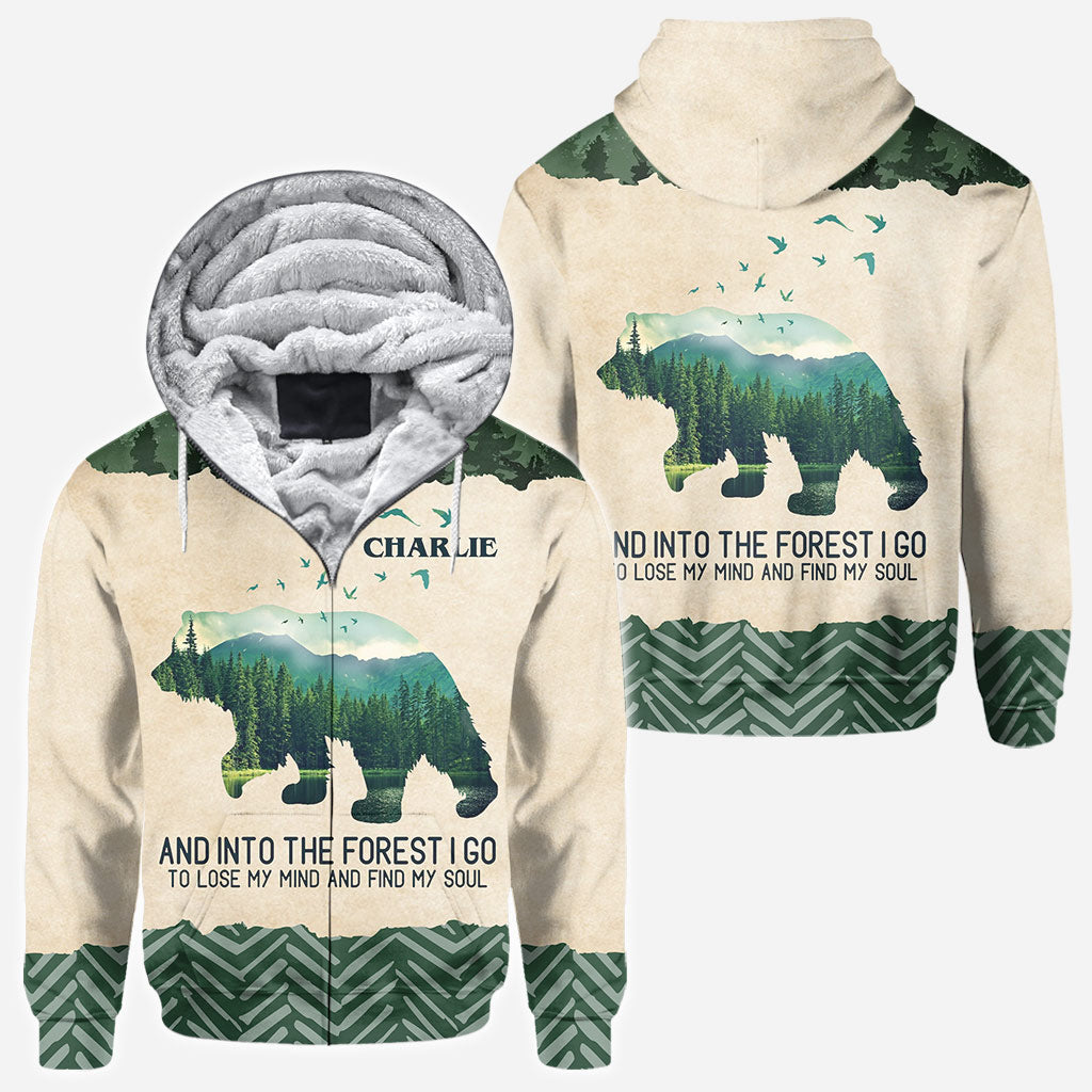 J'adore le camping - T-shirt de camping personnalisé intégral