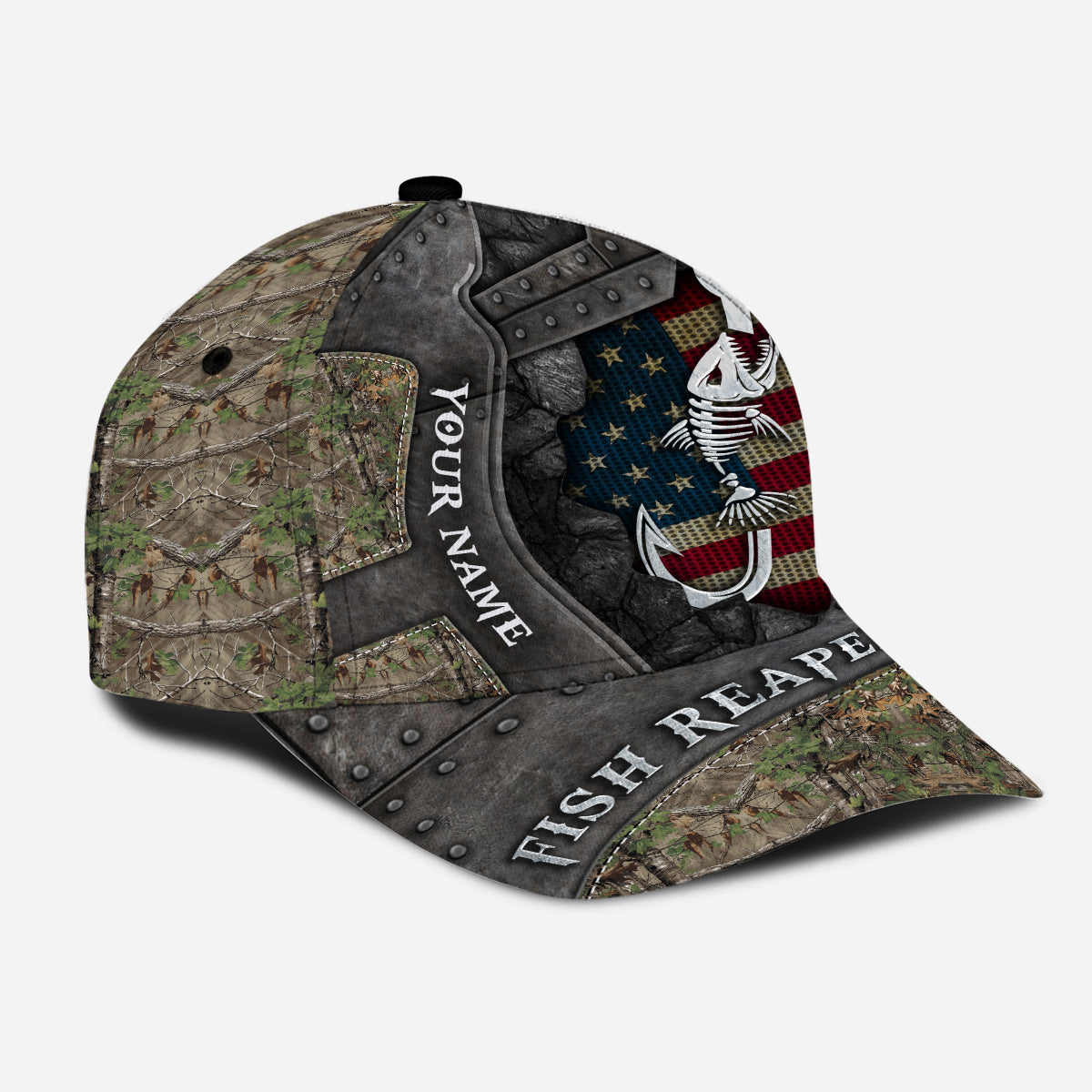 Fish Reaper - Casquette de pêche classique personnalisée