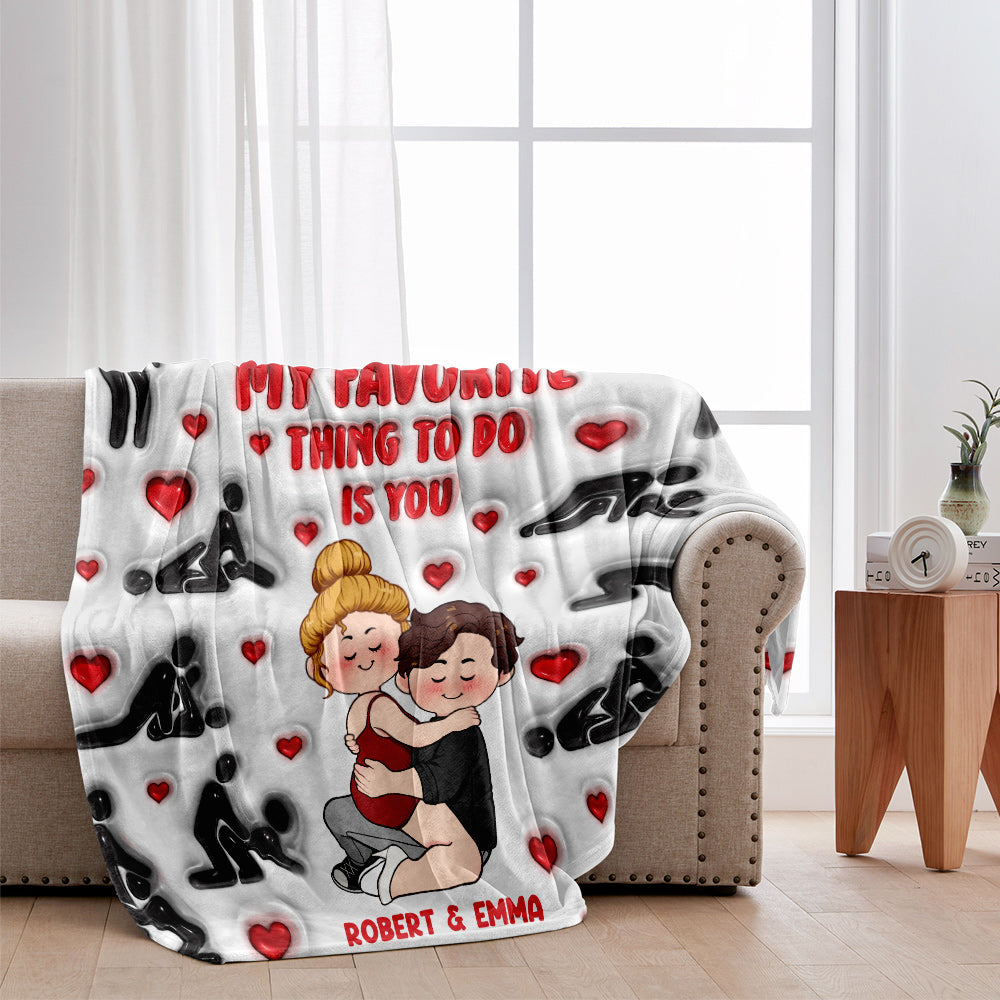Ma chose préférée à faire, c'est toi - Couverture personnalisée pour couple