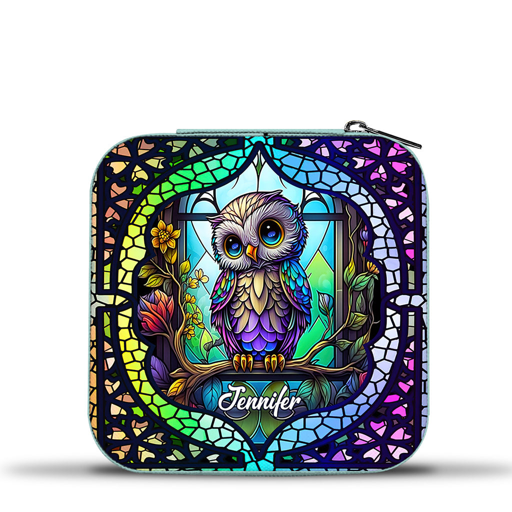 Boîte à bijoux hibou personnalisée - Chouette mignonne