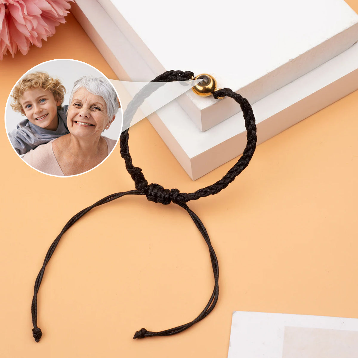 Sweetheart - Personalized Grandson Projection Bracelet