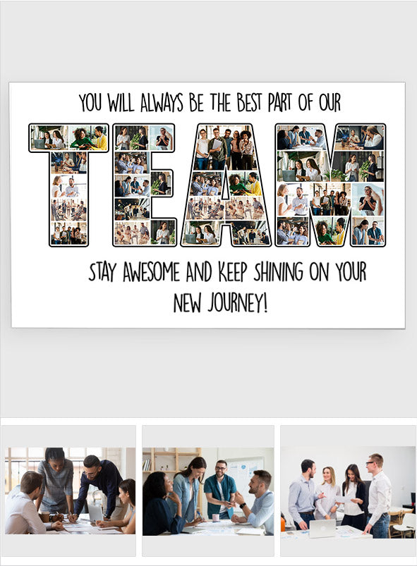 Le meilleur élément de notre équipe - Toile et affiche personnalisées pour vos collègues