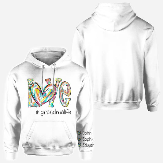 T-shirt personnalisé « J’aime mamie »