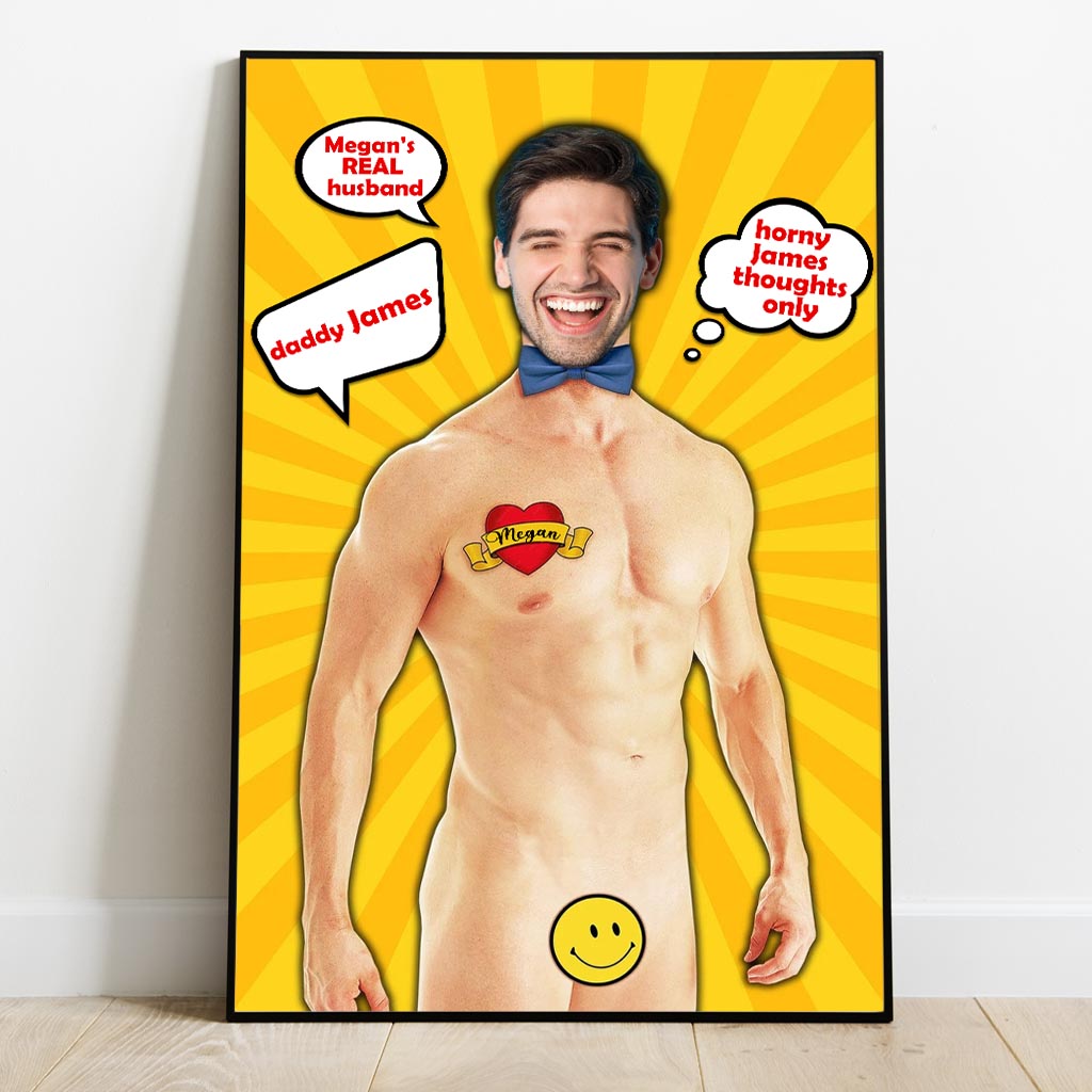 L'homme, le mythe, la légende - Toile et affiche personnalisées pour mari et femme