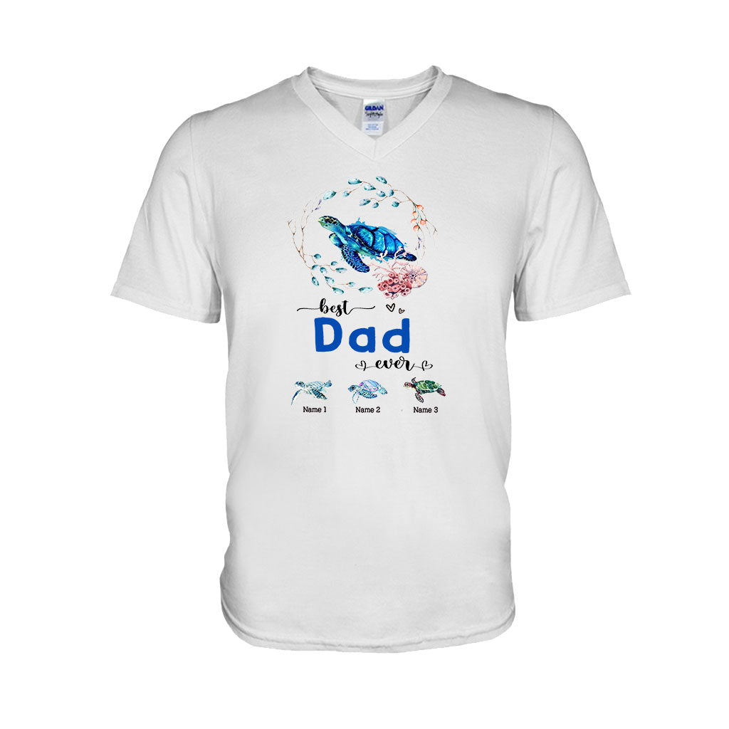 Meilleure mamie du monde - Cadeau tortue pour grand-mère, grand-père, maman, papa, oncle, tante - T-shirt et sweat à capuche personnalisés