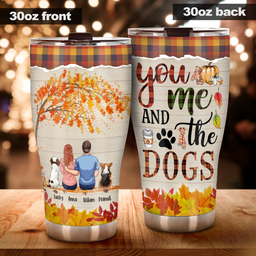 Toi, moi et les chiens - Gobelet isotherme personnalisé pour couples