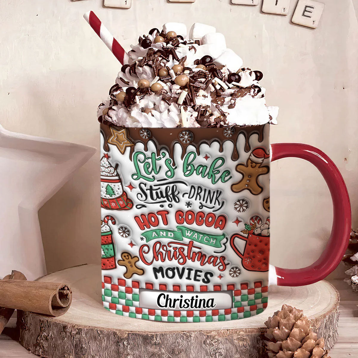 Let's Bake Stuff - Personalized Baking Accent Mug