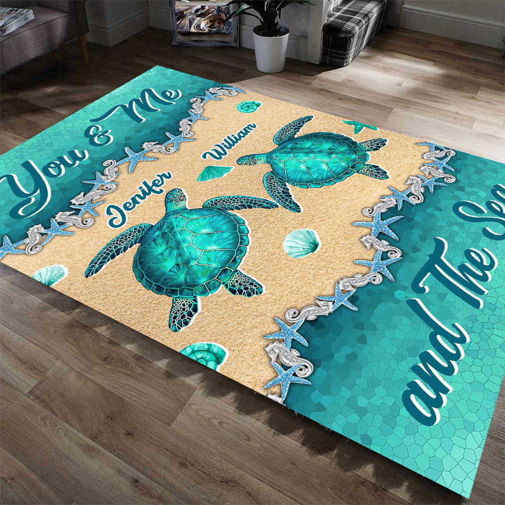 Salty Lil' Beach - Tapis tortue personnalisé