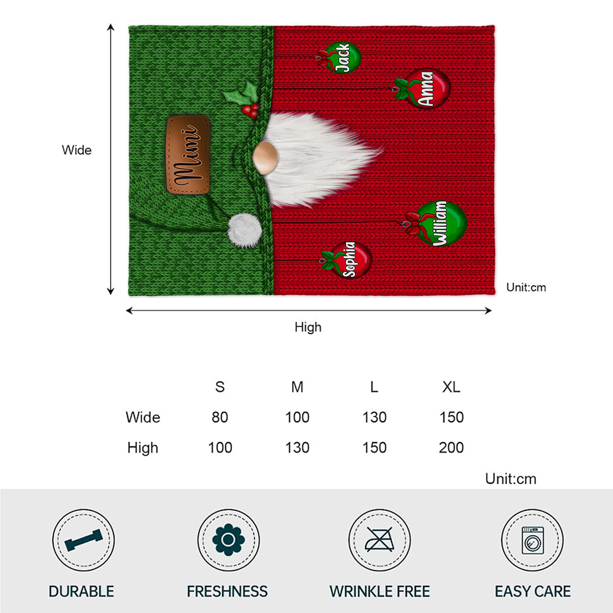 Meilleure grand-mère du monde - Couverture personnalisée pour grand-mère