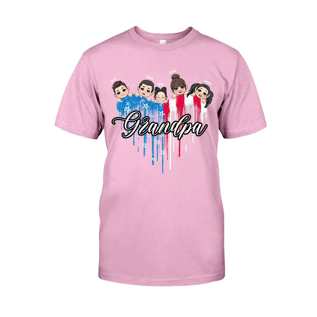 Meilleure grand-mère du monde - Cadeau pour grand-mère, maman, papa, grand-père, tante, oncle - T-shirt et sweat à capuche personnalisés