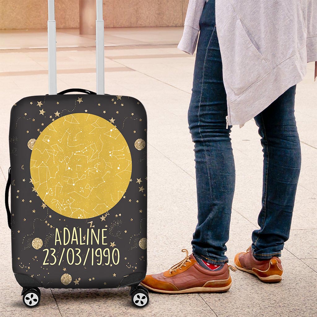 Housse de bagage personnalisée avec signe du zodiaque - Horoscope