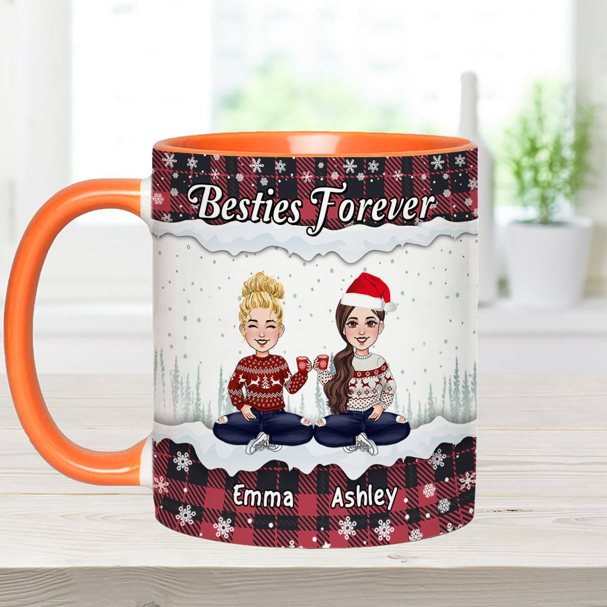 Meilleures amies pour toujours - Mug personnalisé « Meilleure amie »