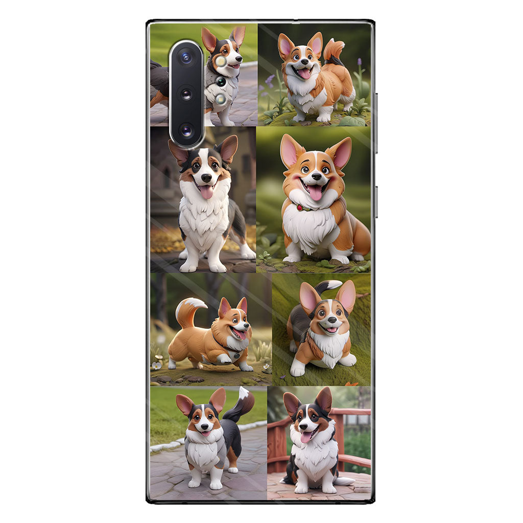 Collage de photos d'animaux de compagnie façon cartoon - Cadeau pour les amoureux des chiens et des chats - Coque de téléphone personnalisée