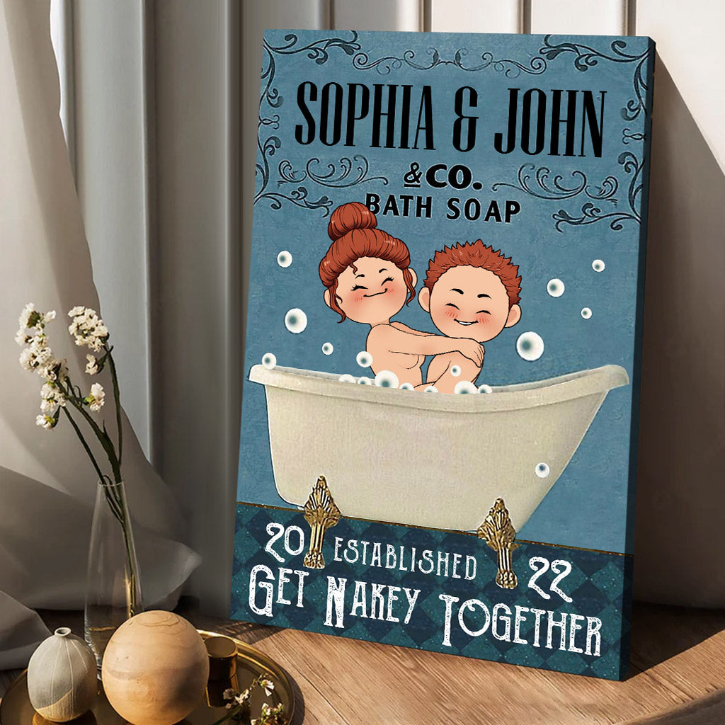 Get Nakey - Toile et affiche personnalisées pour couples