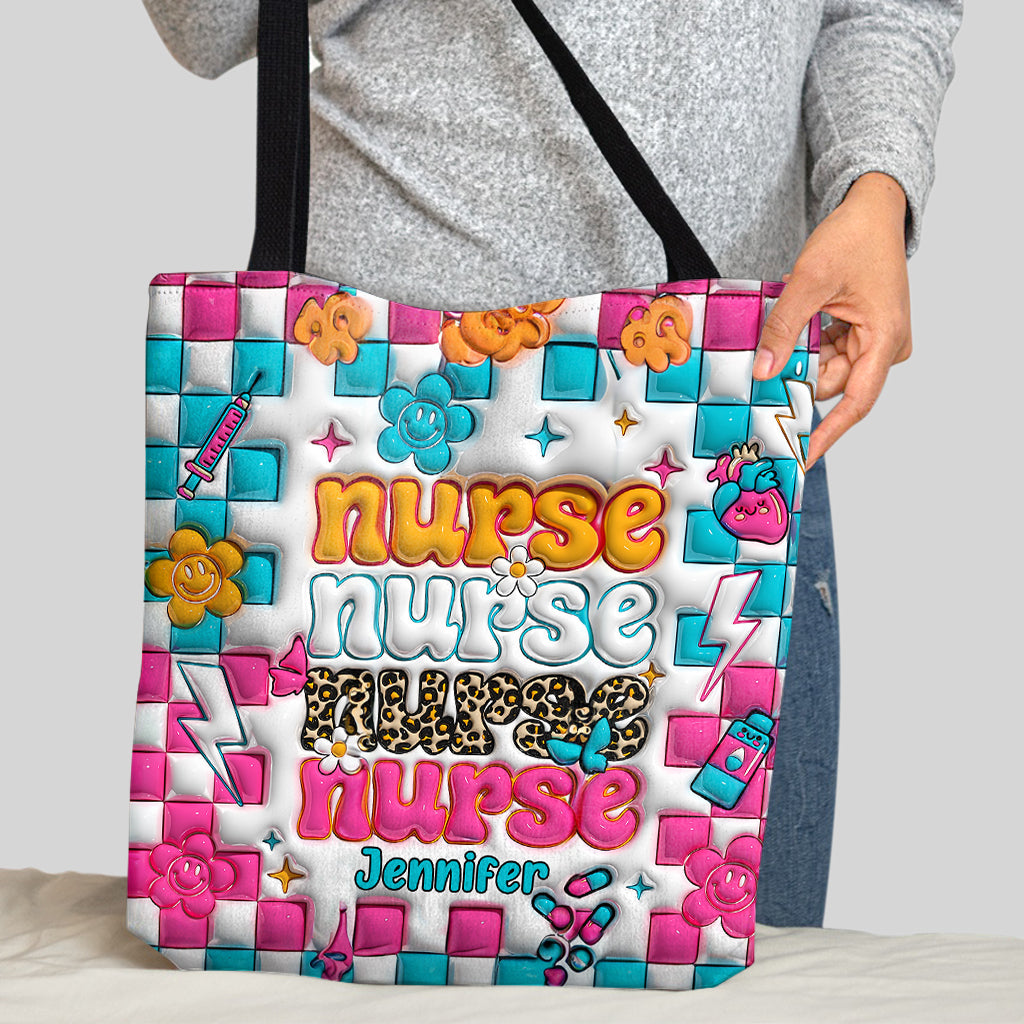 Nurse Life - Personalized Nurse Tote Bag