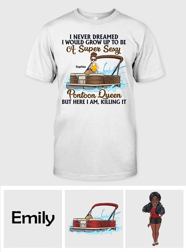 Reine du Ponton - T-shirt et sweat à capuche personnalisés