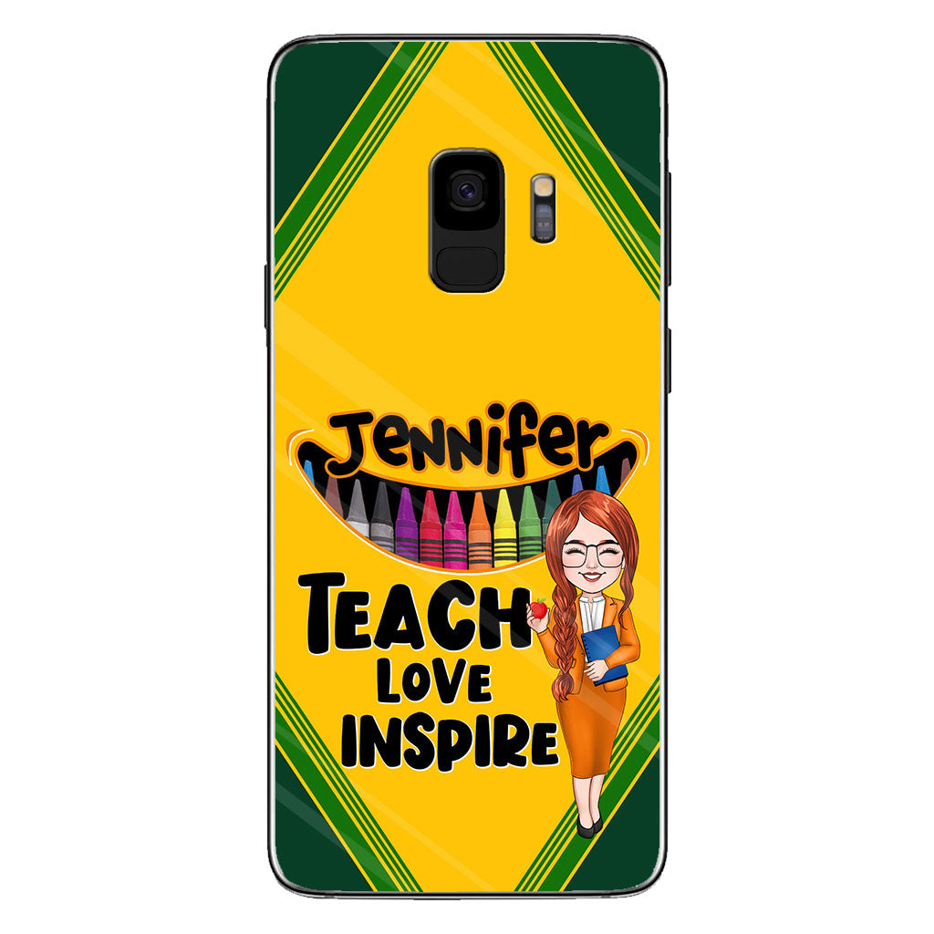 Teach Love Inspire - Personalized Teacher Phone Case