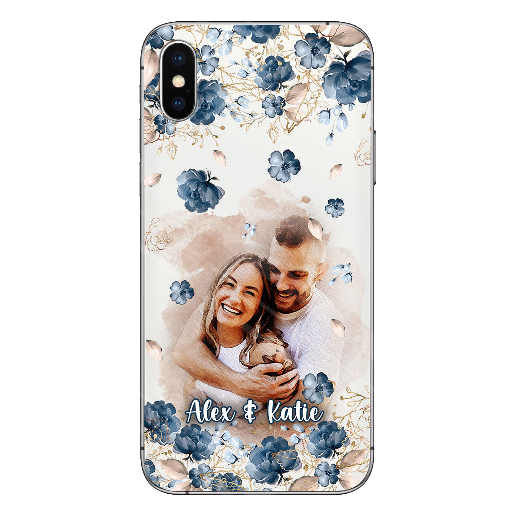 Floral Phone Case - Personalized Clear Phone Case
